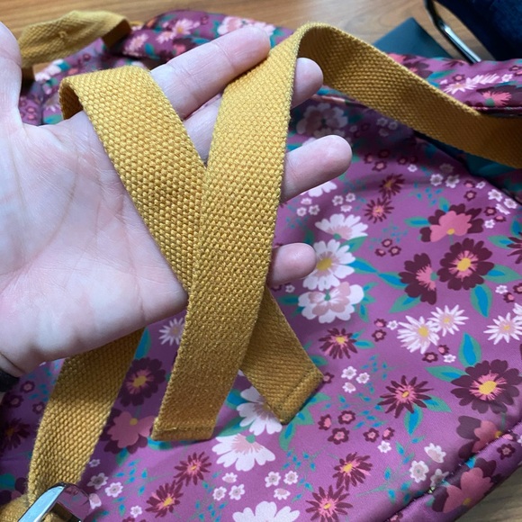 MATILDA JANE Pack Up Backpack Purple Floral School Travel Kids Girls Zip Pockets - Picture 10 of 15